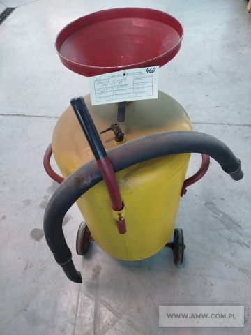 Zbiornik na zużyty olej (opróżniany pod ciśnieniem) typ ZO-80 - pakiet zawierający 2 szt. 