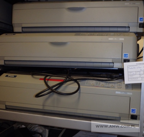 Drukarki (107 szt.) - pakiet zawierający 107 poz. asort. (wg oddzielnego wykazu), w tym m.in.: drukarka HP - 28 szt., drukarka SAMSUNG - 16 szt. itp. 