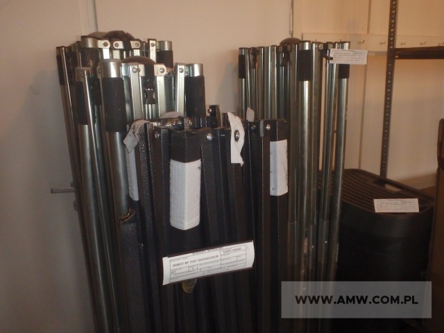 Namioty plenerowe (niekompletne) - pakiet zawierający 7 szt. (wg oddzielnego wykazu) 