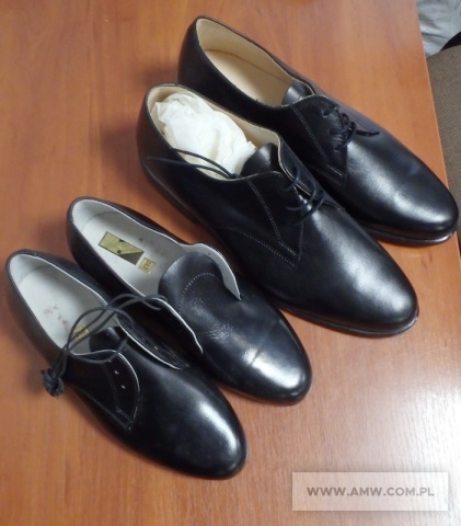 Półbuty galowe (różne rozmiary) - pakiet zawierający 100 par (wg oddzielnego wykazu) 