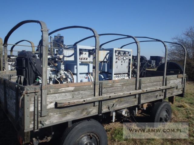 Zespół spalinowo elektryczny AB-12-T/400 (15 kVA, 400 V, 50 Hz) - pakiet zawierający 4 kpl. na dwóch przyczepach (wg oddzielnego wykazu) 