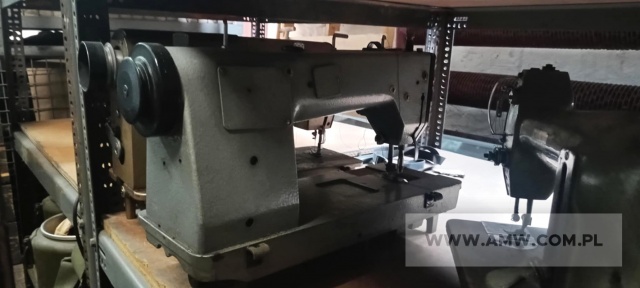 Maszyny krawieckie - pakiet zawierający 3 poz. asort., w tym: maszyna krawiecka MINERVA kl 72-207-101 - 1 szt., maszyna krawiecka TEXTIMA - 1 szt., maszyna stębnówka ŁUCZNIK LZ-3 - 1 szt. 