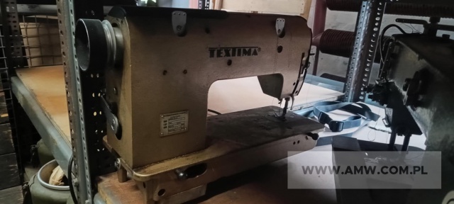 Maszyny krawieckie - pakiet zawierający 3 poz. asort., w tym: maszyna krawiecka MINERVA kl 72-207-101 - 1 szt., maszyna krawiecka TEXTIMA - 1 szt., maszyna stębnówka ŁUCZNIK LZ-3 - 1 szt. 