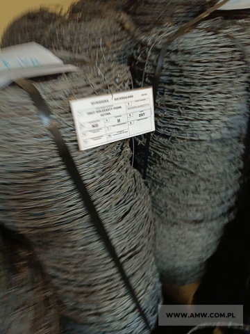 Drut kolczasty podwójny ocynkowany - pakiet zawierający 2 876 kg 