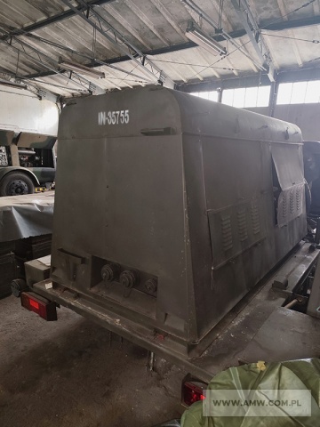 Elektrownia oświetleniowa EO-16 z ZSE PAD 16-3-400 (16 kW, 400V, 50Hz) na przyczepie 1-os. (ładowność 1,5 t) 