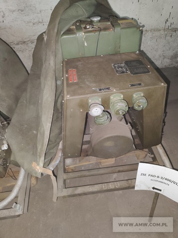 Zespół spalinowo-elektryczny PAD-8-3/400/01/R (8 kW, 400V, 50Hz) na ramie 