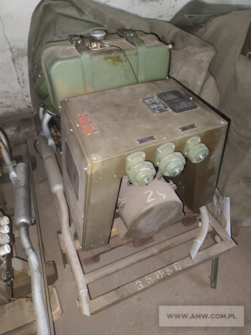 Zespół spalinowo-elektryczny PAD-8-3/400/01/R (8 kW, 400V, 50Hz) na ramie 