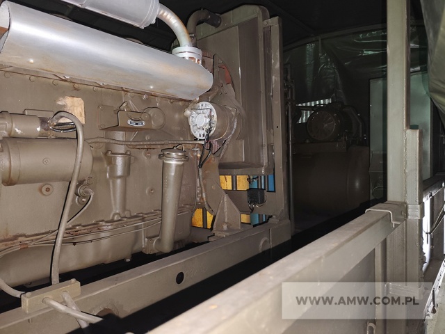 Agregat prądotwórczy PAD 36 (16 kW, 400V, 50Hz) na przyczepie 2- osiowej D-46S (przeznaczona do WSB-2) 