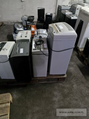 Niszczarki różne (83 szt.) - pakiet zawierający 83 poz. asort. (wg oddzielnego wykazu) 