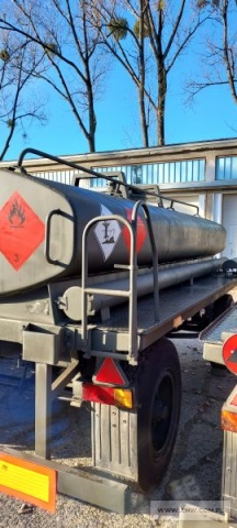 Cysterna paliwowa 4M3 na przyczepie D-46A CP-4 