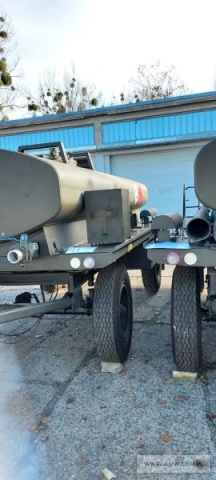 Cysterna paliwowa 4M3 na przyczepie D-46A CP-4 