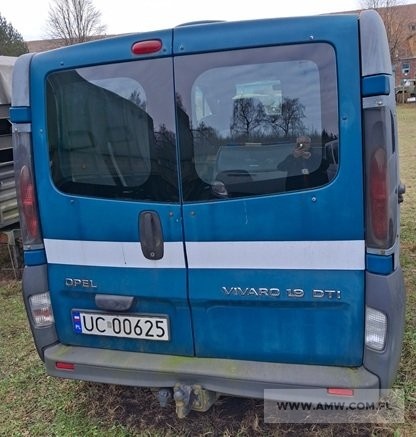 Samochód ogólnego przeznaczenia OPEL F7 VIVARO 1,9 TDI 