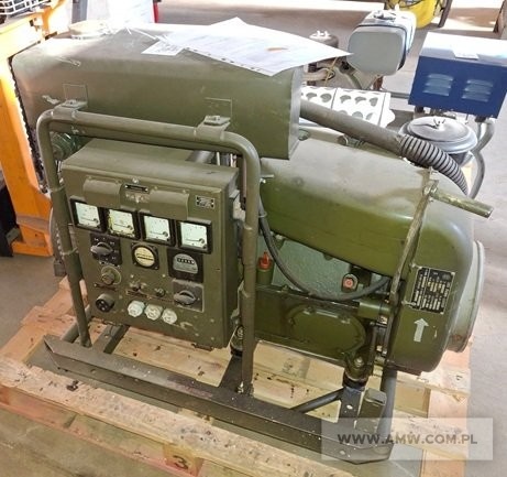Zespół spalinowo-elektryczny PAB-4-3/400/01 (4 kW, 3x400 V, 50 Hz) na ramie 