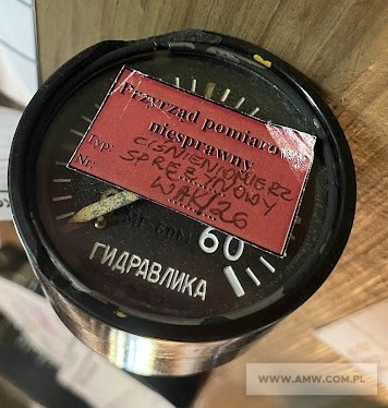 Sprzęt metrologiczny (34 szt.) - pakiet zawierający 27 poz. asort. (wg oddzielnego wykazu), w tym: manometry różnego typu - 28 szt.. termometry różnego typu - 6 szt. 