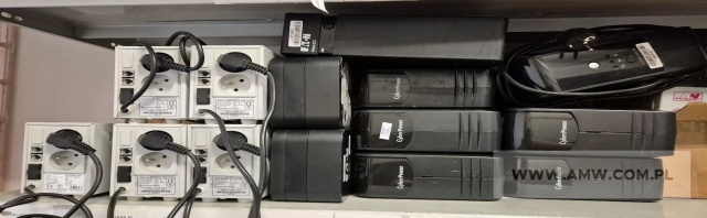 UPS-y (posiadające niesprawne baterie) - pakiet zawierający 20 szt. (wg oddzielnego wykazu) 