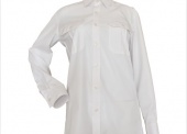 Koszulo-bluza oficerska damska z długim rękawem kolor biały 