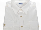 Koszulo-bluza oficerska z krótkim rękawem kolor biały 