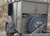 Polowa stacja zasilania do SKN-6 4KVA (4kW, 3x380V, 50Hz) na przyczepie  specjalnej 1,5 t 