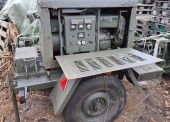 Elektrownia oświetleniowa EO-4 (niekompletna) z PAB-4-1-230-P, (4 kW, 230 V, 50 Hz) na przyczepie 1-os. 