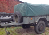 Przyczepa transportowa małej ładowności 1,5 t 