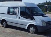 Samochód ogólnego przeznaczenia małej ładowności FORD TRANSIT 280S TDCI (uszkodzona szyba zabudowy) 