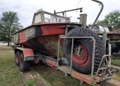 Kuter holowniczy KH-200 na przyczepie 2-os. PKH-200 (ład. 4,2 t) 
