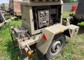 Elektrownia oświetleniowa EO-4 (z częściowym wyposażeniem) z PAB-4-1-230-P (4 kW, 230 V, 50 Hz) na przyczepie 1-os (ładowność 0,5 t) 