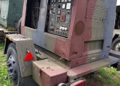 Zespół spalinowo-elektryczny PAD-20-3/400/P1 (20 kW, 380 V, 50 Hz) na przyczepie 1-os. (ładowność 1,5 t) 