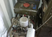 Elektrownia oświetleniowa EO-1-05 (z częściowym wyposażeniem) z PAB-2-1/230R (2 kW, 230 V, 50 Hz) na ramie 