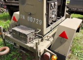 Elektrownia oświetleniowa EO-4 (z częściowym wyposażeniem) z PAB-4-1-230-P (4 kW, 230 V, 50 Hz) na przyczepie 1-os (ładowność 0,5 t) 