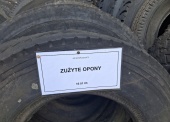 Zużyte opony (opony nienadające się do dalszego użytkowania i bieżnikowania z pojazdów osobowych i ciężarowych) /kod odpadu 16 01 03/ 