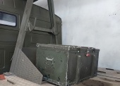 Żuraw samochodowy R-101 na samochodzie JELCZ 325 (udźwig 10 t) 