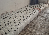 Zużyte opakowania zawierające pozostałości substancji niebezpiecznych lub nimi zanieczyszczone (zużyte pojemniki po produktach mps: metalowe – 1.501 kg, plastikowe – 1.599 kg) /kod odpadu 15 01 10*/ 