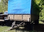 Przyczepa transportowa dużej ładowności AUTOSAN P-4 / D-616 (2-osiowa, nośność 11 500 kg) 