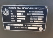 Zespół spalinowo-elektryczny PAB-4-3/400/01/P1 (4 kW, 230/400V, 50 Hz) (na przyczepie 1-osiowej 0,8 t) 