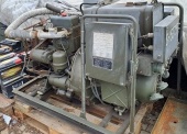 Zespół spalinowo-elektryczny PAD-8-3/400/R (8 kW, 400 V, 50 Hz) na ramie 