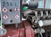 Agregat prądotwórczy WOLA 4ZPP-250 (200kW, 3x400V, 50Hz) na ramie 