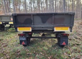 Przyczepa transportowa średniej ładowności D-46, 2-osiowa (ładowność 3,5 t) 