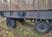 Przyczepa transportowa średniej ładowności D-46, 2-osiowa (ładowność 3,5 t) 