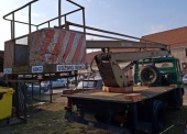 Podnośnik montażowy hydrauliczny P-183 na samochodzie STAR 200 (brak dopuszczenia do eksploatacji przez UDT) 