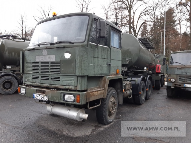 Cysterna paliwowa naczepa dystrybutor CND-21 (komplet składający się z ciągnika siodłowego 3-osiowego JELCZ C642D oraz cysterny na naczepie 2-osiowej o pojemności 21 000 l, brak pistoletu nalewczego oraz brak 6 manometrów) 