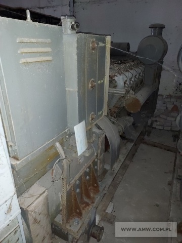 Zespół spalinowo-elektryczny WOLA 85ZPP-78H12/R/S (200 kW, 390/225 V, 50 Hz) na ramie 