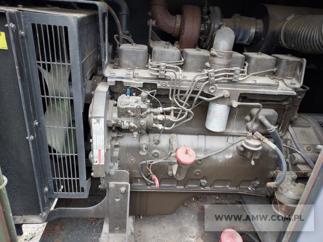 Agregat prądotwórczy CUMMINS 100 kVA (80 kW, 380/220 V, 50 Hz) na ramie (silnik wysokoprężny CUMMINS) 