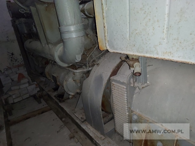 Zespół spalinowo-elektryczny WOLA 85ZPP-78H12/R/S (200 kW, 390/225 V, 50 Hz) na ramie 