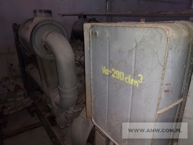 Zespół spalinowo-elektryczny WOLA 85ZPP-78H12/R/S (200 kW, 390/225 V, 50 Hz) na ramie 