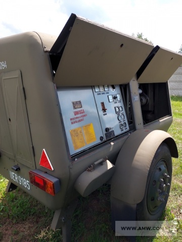 Zespół spalinowo-elektryczny PAD-36-3/400/P1 (36 kW, 380 V, 50 Hz) na przyczepie 1-os. (ładowność 1,5 t) 