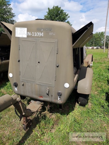 Zespół spalinowo-elektryczny PAD-36-3/400/P1 (36 kW, 380 V, 50 Hz) na przyczepie 1-os. (ładowność 1,5 t) 