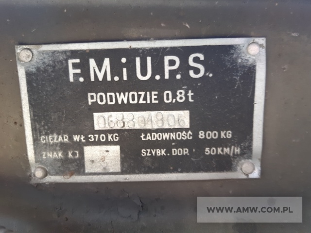Zespół spalinowo-elektryczny PAB-4-3/400/01/P1 (4 kW, 230/400V, 50 Hz) (na przyczepie 1-osiowej 0,8 t) 