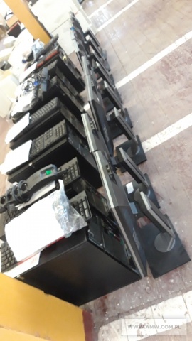 Sprzęt elektroniczny - pakiet zawierający 367 poz. asort. (wg oddzielnego wykazu), w tym m.in.: kamery komputerowe, komputery (bez dysków twardych), monitory, zasilacze UPS, drukarki itp. 