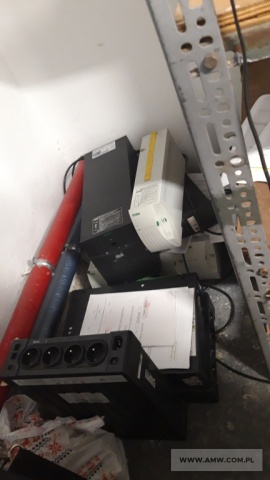Sprzęt elektroniczny - pakiet zawierający 100 poz. asort. (wg oddzielnego wykazu), w tym m.in.: zasilacze UPS, notebooki oraz komputery (bez dysków twardych), drukarki itp. 